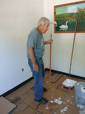 Jim Painting Room